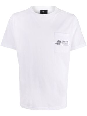 SPORT b. by agnès b. logo-print crew-neck T-shirt - White