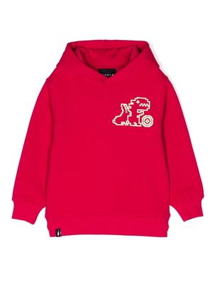 SPORT b. by agnès b. logo-print pullover hoodie - Pink