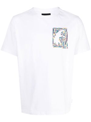 SPORT b. by agnès b. logo-print T-shirt - White