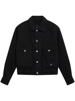SPORT b. by agnès b. organic cotton-denim jacket - Black