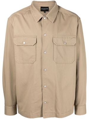 SPORT b. by agnès b. press-stud fastening shirt jacket - Green