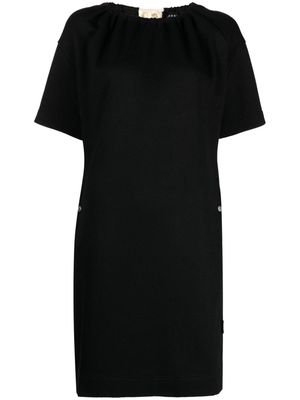SPORT b. by agnès b. round-neck short-sleeved dress - Black
