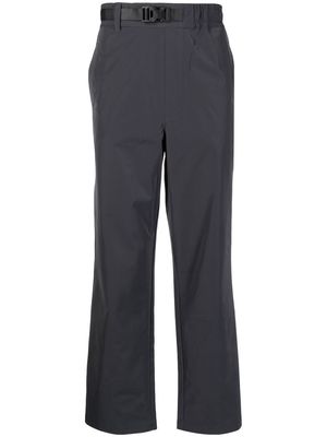 SPORT b. by agnès b. straight-leg buckle trousers - Grey