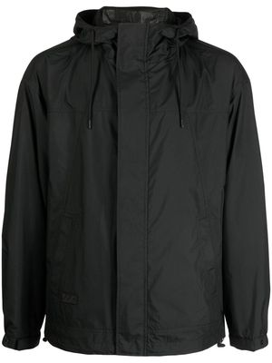 SPORT b. by agnès b. zip-up hooded lightweight jacket - Black