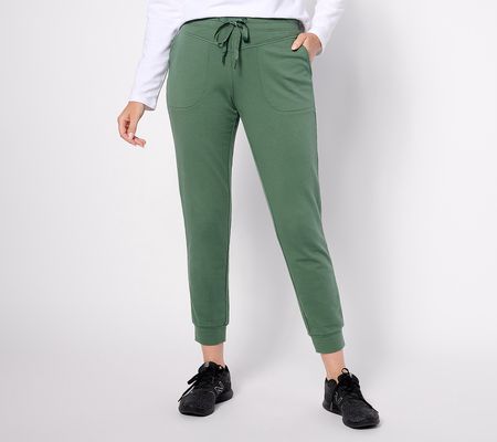 Sport Savvy French Terry Jogger with Yoke Detail