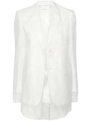 Sportmax Acacia double-layer blazer - White