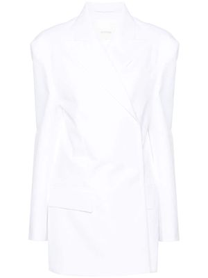 Sportmax Achille peak-lapels blazer - White