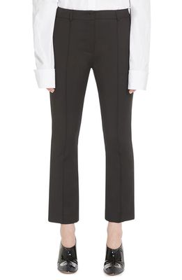 SPORTMAX Asiago Pintuck Cotton Blend Trousers in Black