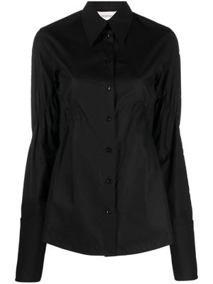 Sportmax Austria ruched-detailed shirt - Black