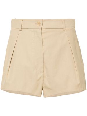 Sportmax Canditi tailored mini shorts - Neutrals