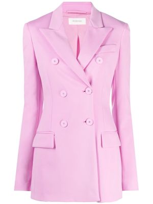 Sportmax double-breasted long-sleeved blazer - Pink