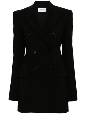 Sportmax double-breasted wool blend blazer - Black