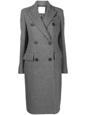 Sportmax double-breasted wool-cashmere coat - Grey