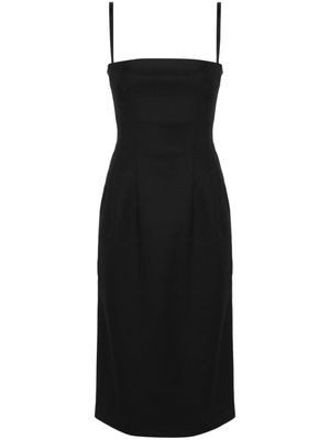 Sportmax Editta bustier midi dress - Black