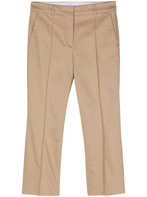 Sportmax Etnamm twill cropped trousers - Neutrals