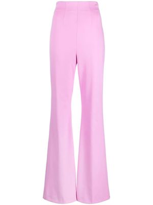 Sportmax high-waist flared trousers - Pink