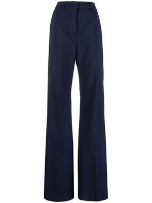 Sportmax high-waist tailored trousers - Blue