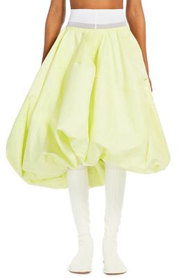 SPORTMAX Liriche Bubble Skirt in Bright Yellow