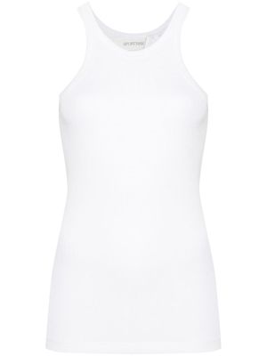 Sportmax Nastie ribbed-knit tank top - White