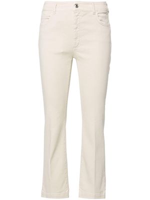 Sportmax Nilly mid-rise cropped jeans - Neutrals