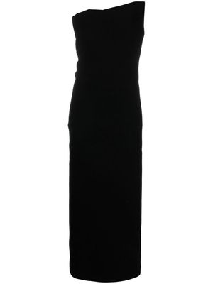 Sportmax off-shoulder sleeveless maxi dress - Black