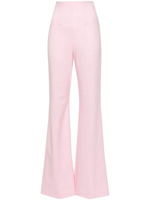 Sportmax Olea flared tailored trousers - Pink