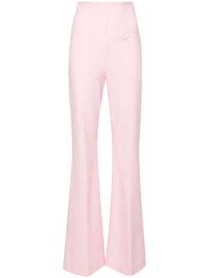 Sportmax Olea high-waist flared trousers - Pink