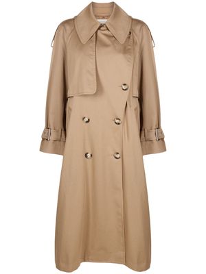 Sportmax Orlaya double-breasted trench coat - Neutrals