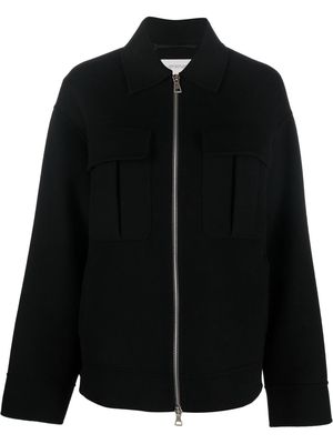 Sportmax oversized shirt jacket - Black