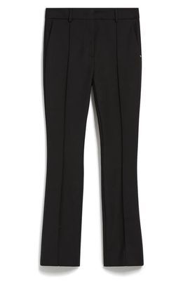 SPORTMAX Pintuck Cotton Blend Pants in Black