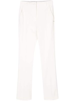 Sportmax Pontida straight-leg tailoredtrousers - White