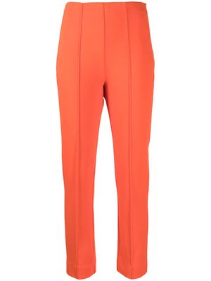 Sportmax pressed-crease straight-leg trousers - Orange