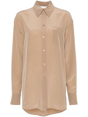 Sportmax Rovigo silk shirt - Neutrals