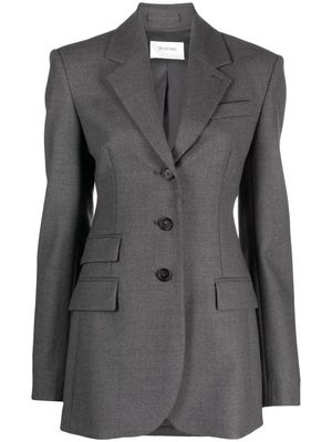 Sportmax single-breasted tailored blazer - Grey