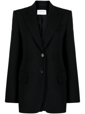 Sportmax single-breasted wool blazer - Black