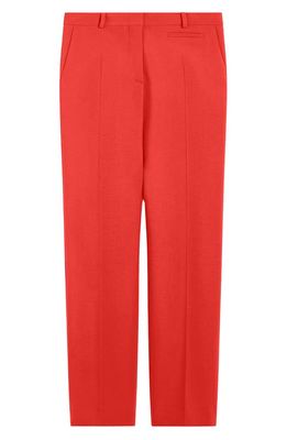 SPORTMAX Stretch Wool Pants in Coral
