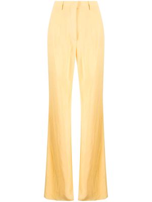 Sportmax tailored flared trousers - Yellow