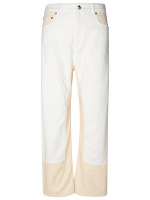 SportMax Zenica White Cotton Pants