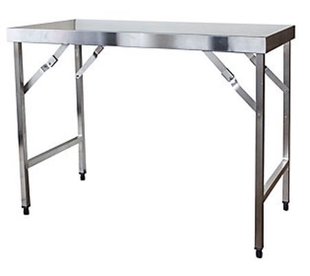 Sportsman Series Stainless Steel Portable Foldi ng Work Table