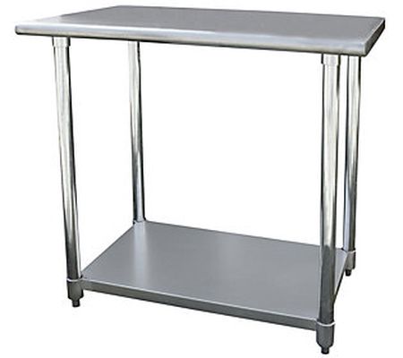 Sportsman Series Stainless Steel Work Table - 2 4" x 36"