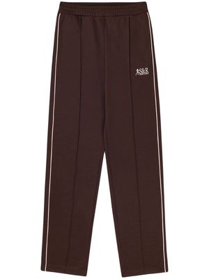 Sporty & Rich Action side-stripe track pants - Brown