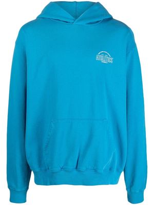 Sporty & Rich Athletics cotton hoodie - Blue