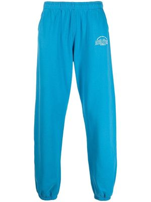 Sporty & Rich Athletics cotton track pants - Blue