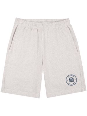 Sporty & Rich Bristol Crest cotton track shorts - Grey