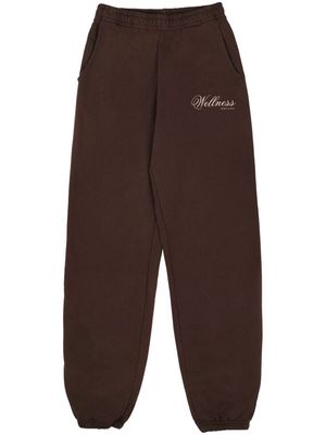 Sporty & Rich Carlyle cotton track pants - Brown