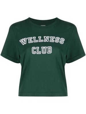 Sporty & Rich cotton cropped T-shirt - Green