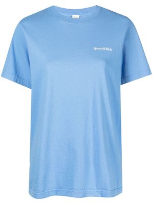 Sporty & Rich Drink More Water T-Shirt - Blue