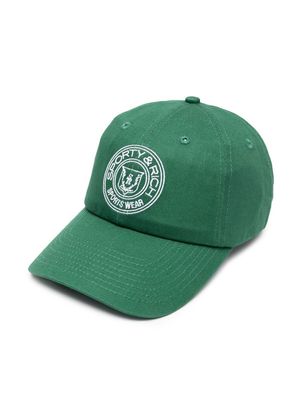 Sporty & Rich embroidered-logo baseball cap - Green