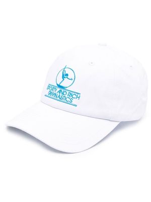 Sporty & Rich embroidered-logo baseball cap - White