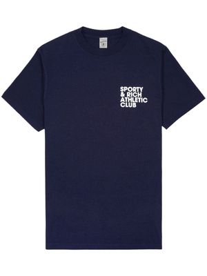 Sporty & Rich Exercise Often cotton T-shirt - Blue